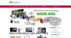 Desktop Screenshot of flashbay.se