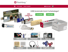 Tablet Screenshot of flashbay.se